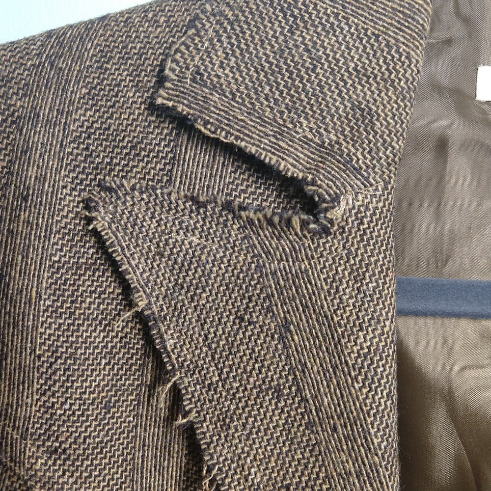 Zoe D Tweed Blazer Vintage Details - Picture 3 of 7